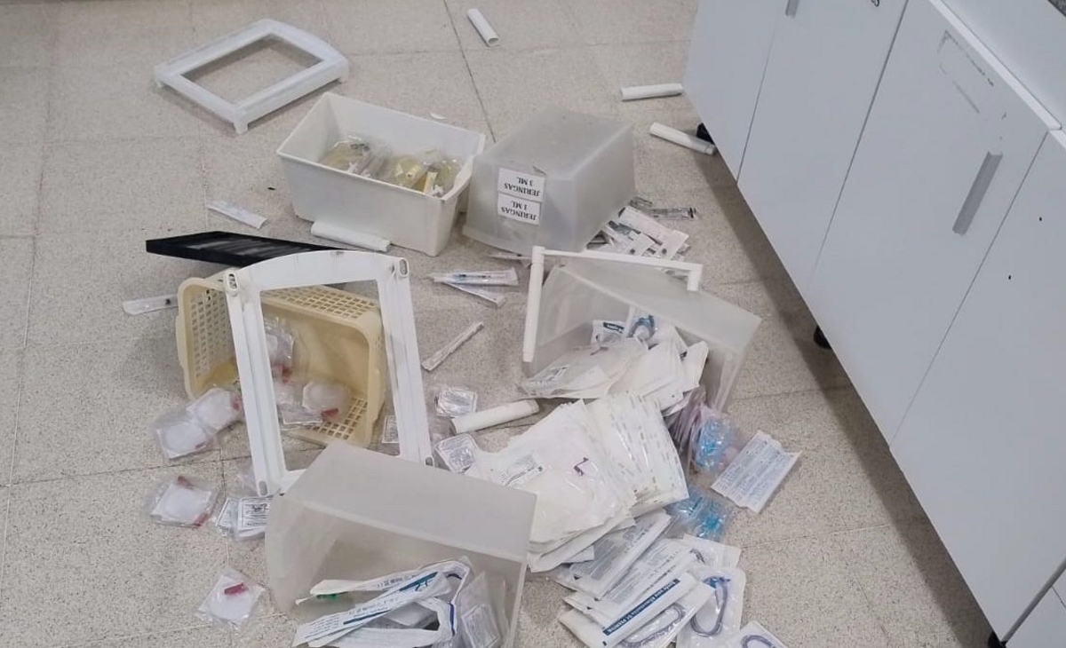 Un paciente del hospital de Toay destrozó insumos y mobiliarios