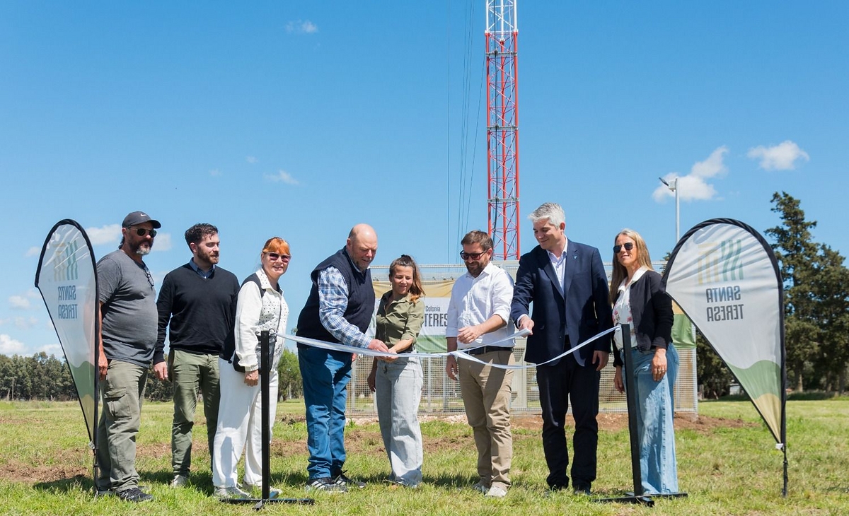 Santa Teresa sumó 4G y La Pampa alcanzó 76 localidades con cobertura móvil