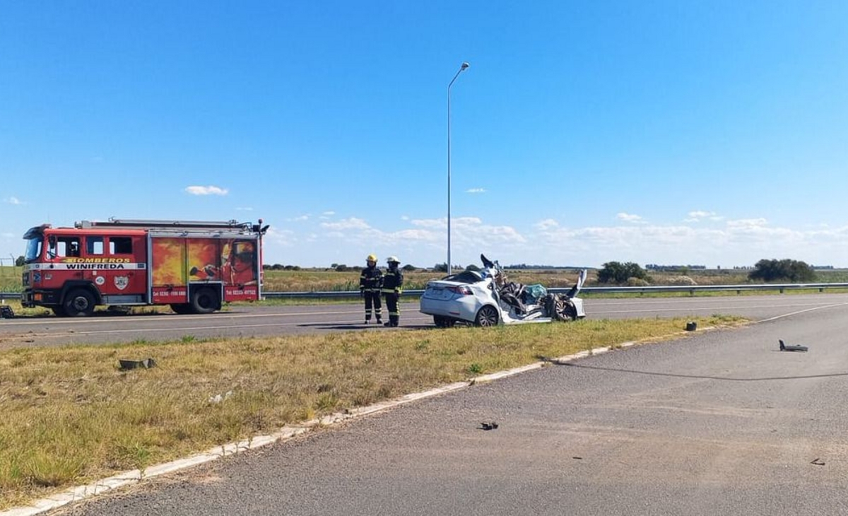 Falleció un conductor en un choque en el cruce de las Rutas 10 y 7