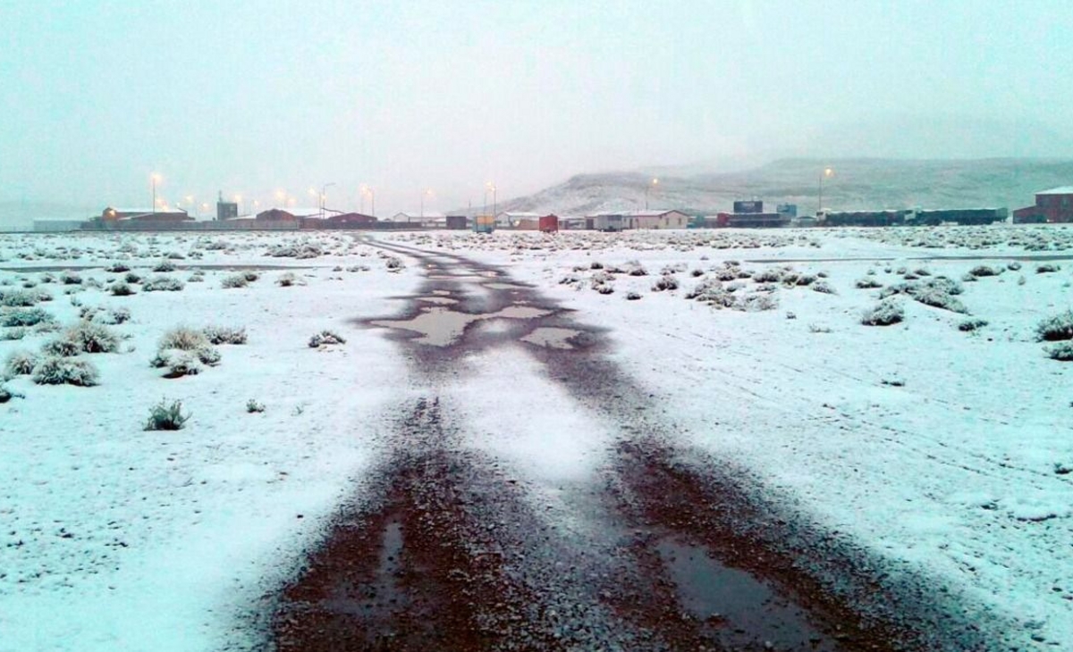 Emitieron alerta meteorológica por lluvia y nevada para la región