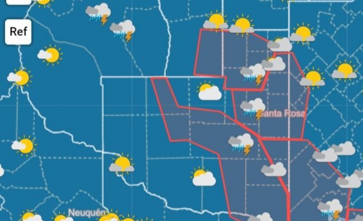 Cesó el alerta por tormentas para La Pampa