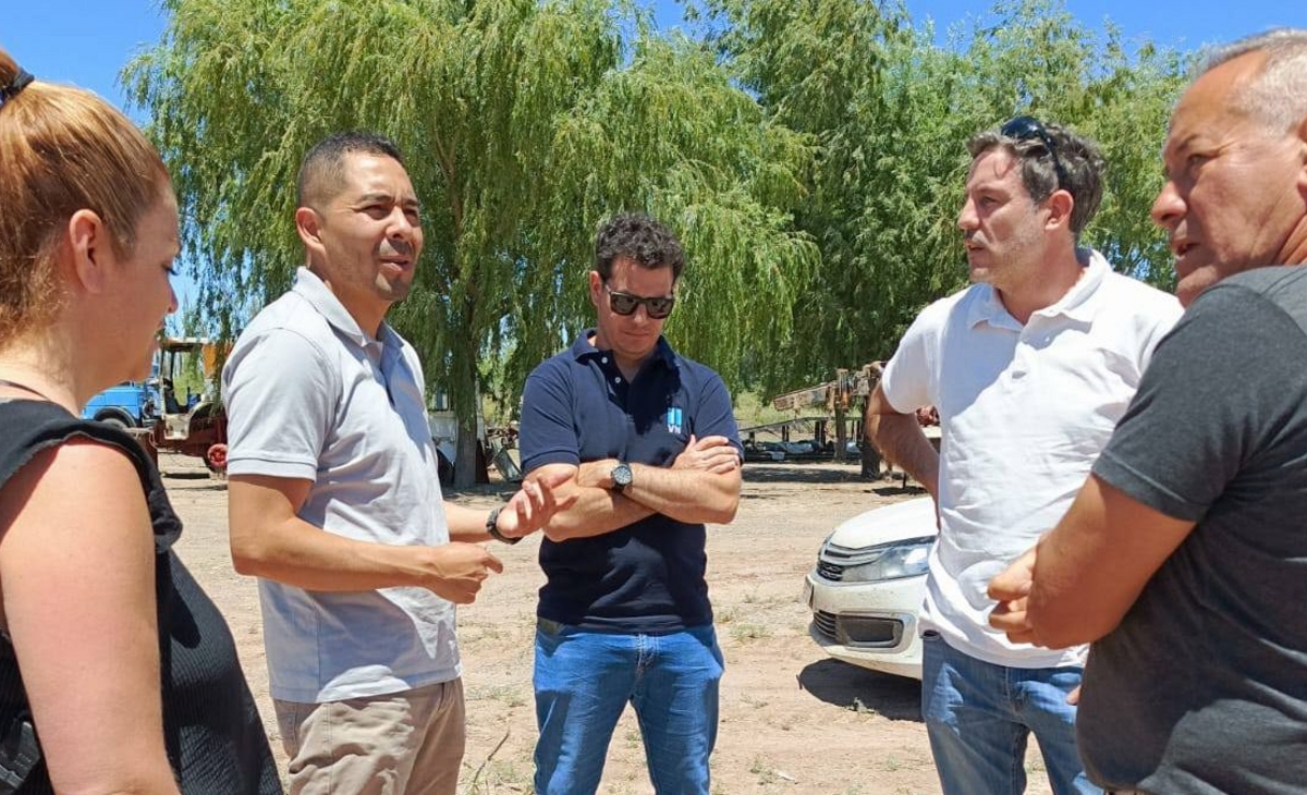 Vialidad Nacional empezó a bachear el tramo guacho de ruta 151